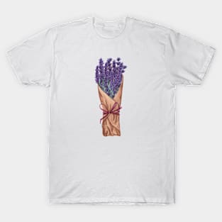 Lavender Bouquet For Flower Lover T-Shirt